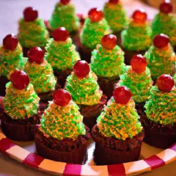 Christmas Tree Cupcakes